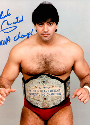 Rick Martel signed 8x10 Photo (AWA Champ Inscription)
