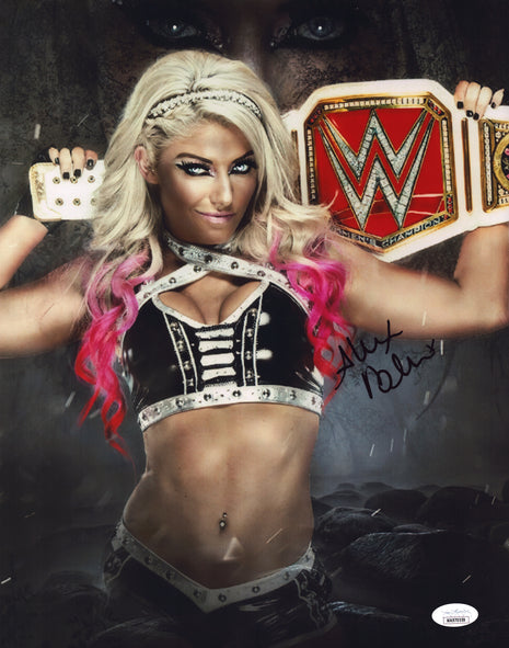 Alexa Bliss signed Metallic 11x14 Photo (w/ JSA)