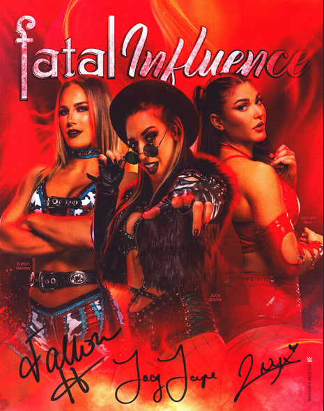 Jacy Jayne, Fallon Henley & Jazmyn Nyx triple signed 11x14 Photo