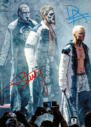 Sting y Darby Allin firmaron una foto de 8x10