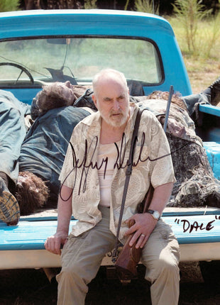 Jeffrey DeMunn (Walking Dead) firmó una foto de 8x10 con anuncio de servicio público