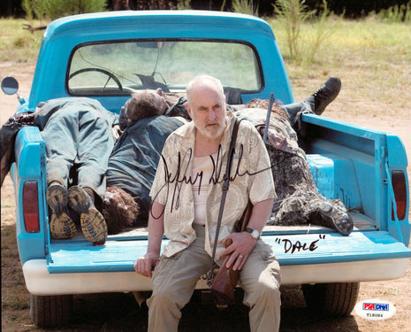 Jeffrey DeMunn (Walking Dead) firmó una foto de 8x10 con anuncio de servicio público
