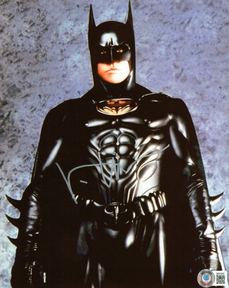 Val Kilmer (Batman) firmó una foto de 8x10 con Beckett