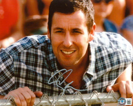 Adam Sandler (Happy Gilmore) firmó una foto de 8x10 con Beckett