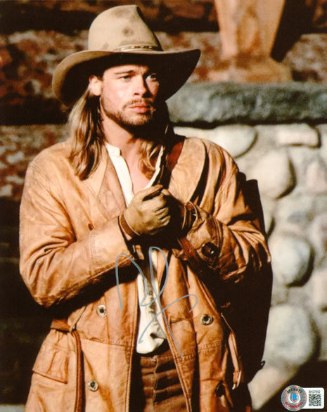 Brad Pitt (Legends of the Fall) signed 8x10 Photo (w/ Beckett)