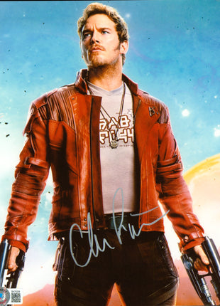 Chris Pratt (Guardians of the Galaxy) signed 8x10 Photo (w/ Beckett)