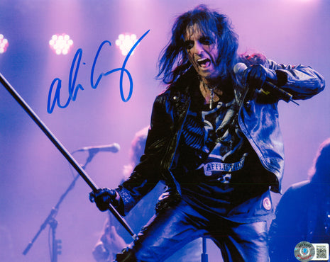 Alice Cooper signed 8x10 Photo (w/ Beckett)