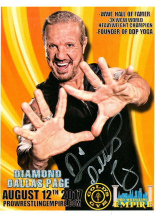 Diamond Dallas Page signed 8x10 Photo