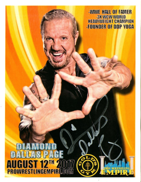 Diamond Dallas Page signed 8x10 Photo