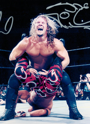 Chris Jericho & Shawn Michaels dual signed 8x10 Photo
