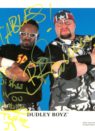 Bubba Dudley & D-von Dudley dual signed 8x10 Photo