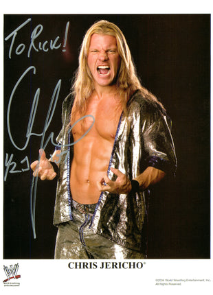 Chris Jericho signed 8x10 Photo