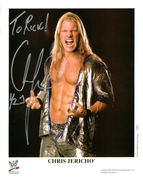 Chris Jericho signed 8x10 Photo