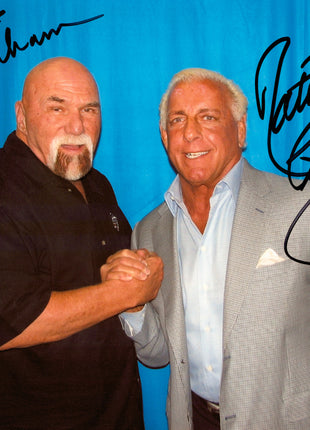 Billy Graham & Ric Flair dual signed 8x10 Photo (w/ Beckett)