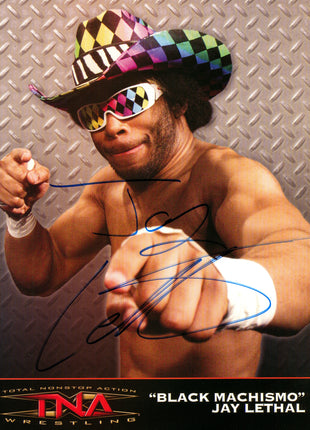 Jay Lethal signed 8x10 Photo