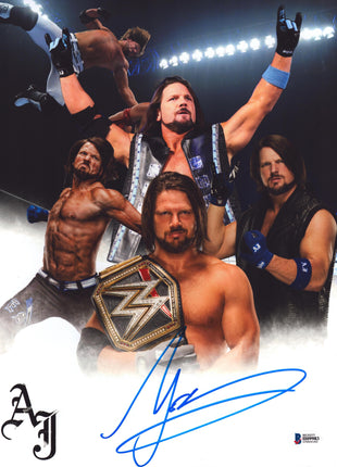 AJ Styles signed 11x14 Photo (w/ Beckett)