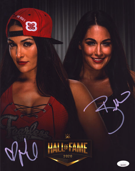 Bella Twins - Brie Bella & Nikki Bella dual signed 11x14 Photo (w/ JSA)