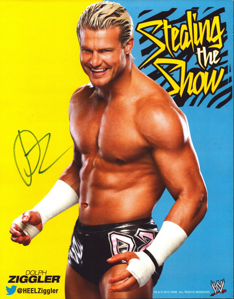 Dolph Ziggler signed 11x14 Photo
