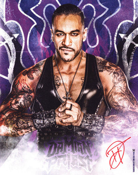 Damian Priest signed 11x14 Photo