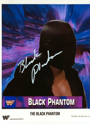Black Phantom (Gangrel) signed 8x10 Photo