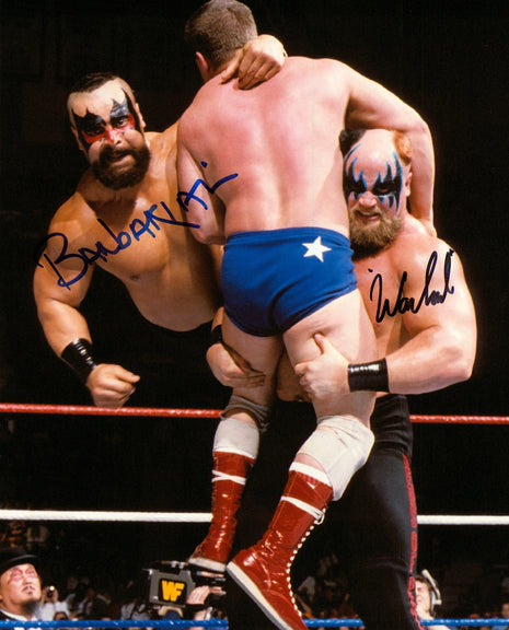 Warlord & Barbarian dual signed 8x10 Photo