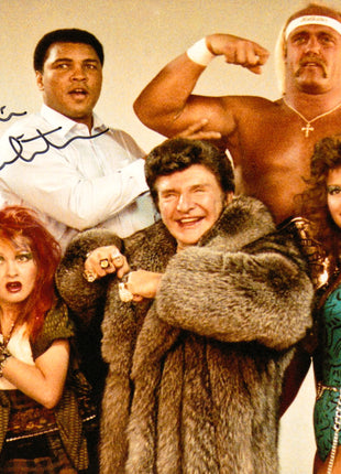 Hulk Hogan & Wendi Richter dual signed 8x10 Photo