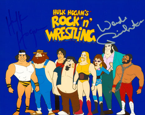 Hulk Hogan & Wendi Richter dual signed 8x10 Photo
