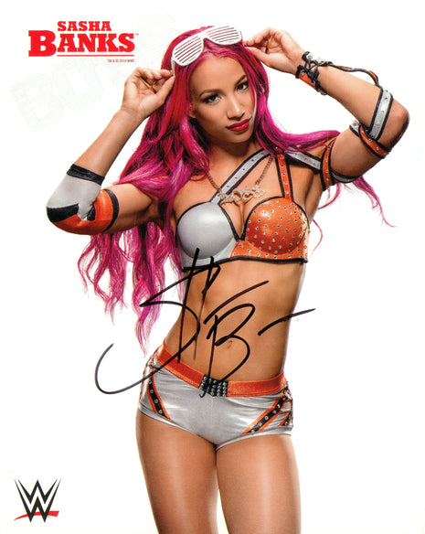 Sasha Banks signed 8x10 Photo