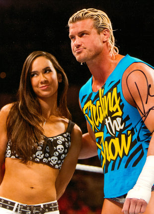 AJ Lee & Dolph Ziggler dual signed 8x10 Photo
