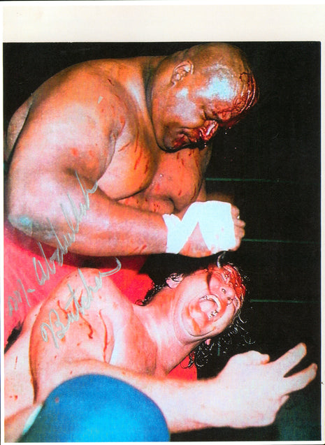 Abdullah the Butcher signed 8x10 Photo