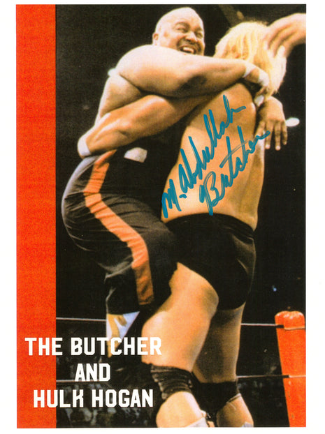 Abdullah the Butcher signed 8x10 Photo