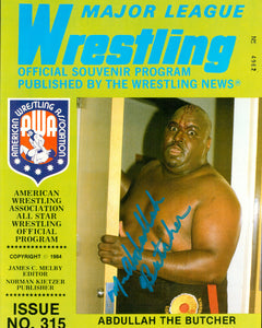 Collection image for: Signed Wrestling Event Programs