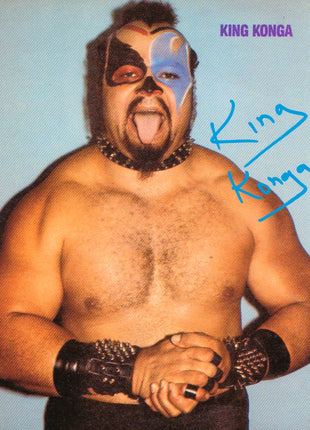 King Konga signed 8x10 Photo