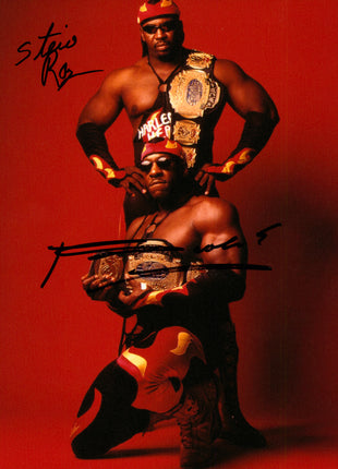 Booker T & Stevie Ray dual signed 8x10 Photo
