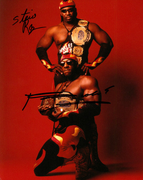 Booker T & Stevie Ray dual signed 8x10 Photo