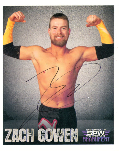 Zach Gowen signed 8x10 Photo