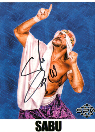 Sabu signed 8x10 Photo