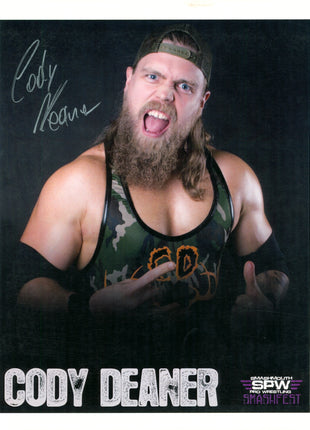 Cody Deaner signed 8x10 Photo