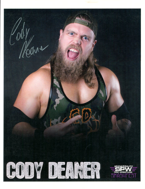 Cody Deaner signed 8x10 Photo