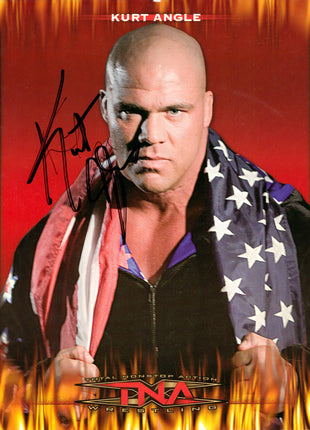 Kurt Angle signed 8x10 Photo