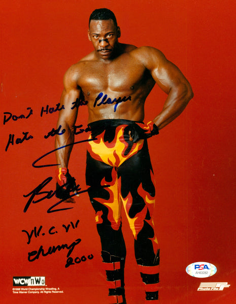 Booker T signed 8x10 Photo (w/ PSA)