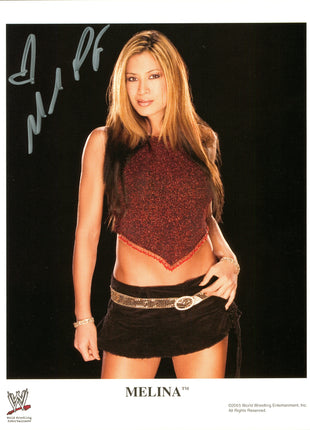 Melina signed 8x10 Photo