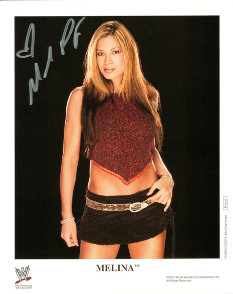 Melina signed 8x10 Photo