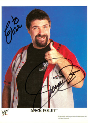 Mick Foley signed 8x10 Photo