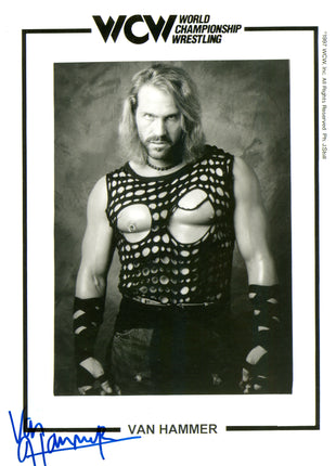 Van Hammer signed 8x10 Photo