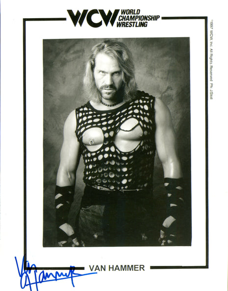 Van Hammer signed 8x10 Photo