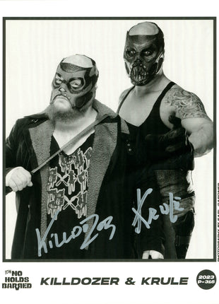Killdozer & Krule dual signed 8x10 Photo