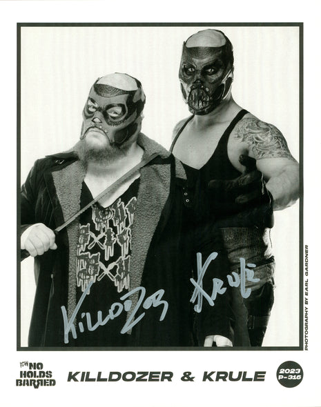 Killdozer & Krule dual signed 8x10 Photo