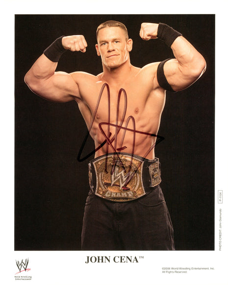 John Cena signed 8x10 Photo
