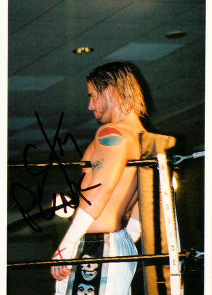 CM Punk signed 5x7 Photo